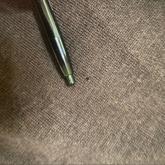 Eildon Hills 1/4 Zip Brown Pullover Sweater Extra Fine Merino Wool Size Large - Picture 6 of 8